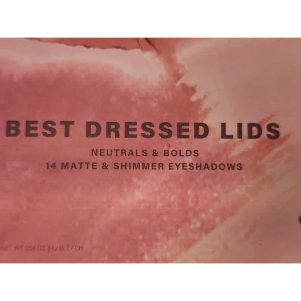 Mally Beauty Best Dressed Lids Neutrals Bolds 14 Matte Shimmer Eyeshadow Palette